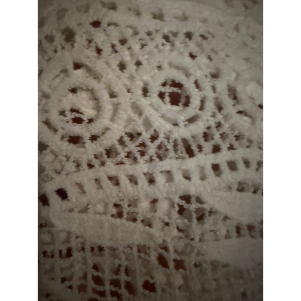 ULTRA PINK size OS white crochet lace top - Picture 2 of 6